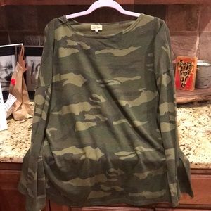 NWOT Camo Piko Top